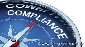 Compliance Management wird zunehmend komplexer - Springer Professional