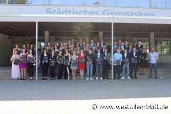 Abiturjahrgang nimmt Abschied vom Gymnasium Steinheim - Westfalen-Blatt