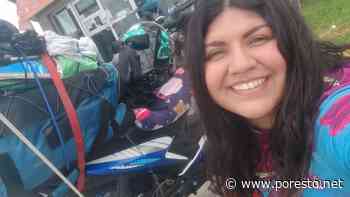 'Luna Viajera' llega en moto a Cancún desde Sinaloa; su meta, Bacalar: VIDEO - PorEsto