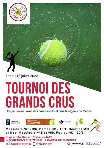 Tournoi des Grands Crus Pauillac vendredi 1 juillet 2022 - Unidivers