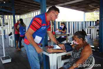 Equipe de Estratégia da Saúde Ribeirinha chega à comunidade Santíssima Trindade, em Óbidos - Globo.com