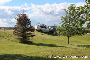 Two arrested after collision, police chase - The Brandon Sun