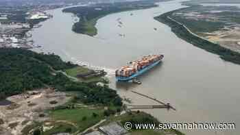 1000 foot vessel runs aground in Savannah River Tuesday night, safety zone established - Savannah Morning News