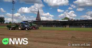 Mijnstadion in Beringen krijgt kunstgras, ondanks protest van supporters - VRT NWS