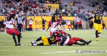 Stampeders defeat Tiger-Cats in overtime at home opener