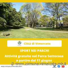 Sport nei parchi: al Sottocasa dal 17 giugno - Città di Vimercate - Città di Vimercate