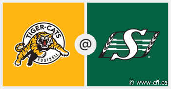 2022-06-11 Game Tracker - Hamilton Tiger-Cats vs. Saskatchewan Roughriders (6213) - CFL.ca