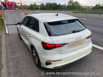 Uninsured driver pulled over on M61 arrested after failing drug swipe