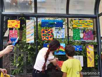 Solaro “colora” le banchine alle fermate dei bus - ilSaronno