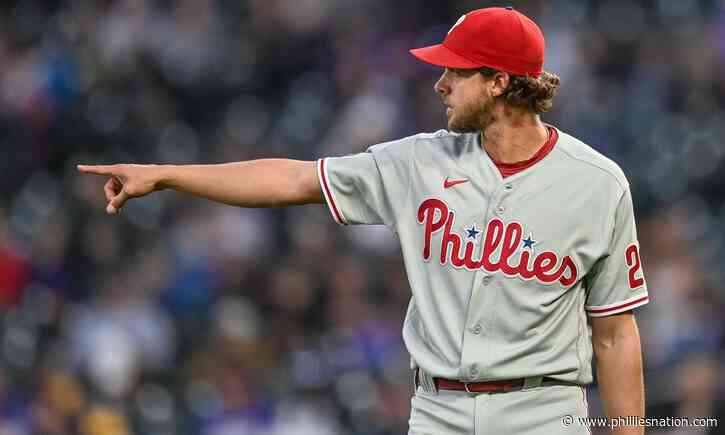 Aaron Nola, Seranthony Domínguez pitch like All-Stars as Phillies win fifth straight