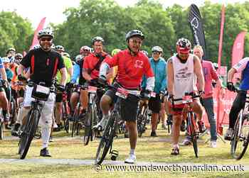 Sadiq Khan joins fundraising bike ride from Clapham to Brighton