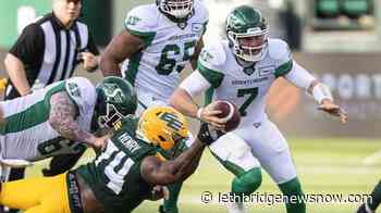 Roughriders win 26-16, add to Elks' home misery - Lethbridge News Now