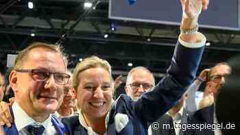 Tino Chrupalla und Alice Weidel führen die AfD - Tagesspiegel