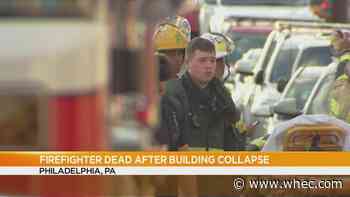 Firefighter dead after building collapse in Philadelphia
