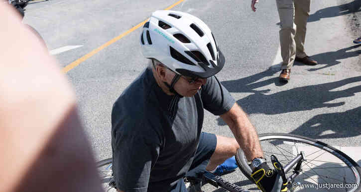 President Joe Biden is 'Fine' After Falling Off His BIke in Delaware