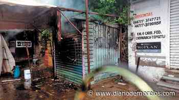 Corto circuito provoca incendio en un local de Cuernavaca - Diario de Morelos