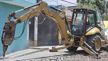 Empiezan pavimentación en colonia Antonio Barona, de Cuernavaca - Diario de Morelos