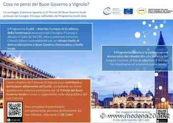 Programma ELoGE, il Comune invita i cittadini di Vignola a compilare il questionario - Modena 2000