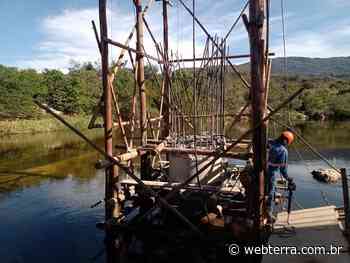 Obras em ponte sobre o Rio Jequitinhonha, em Diamantina, já têm 35% dos serviços executados - WebTerra