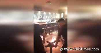 Social media clip captures aftermath of Dublin pub firebomb attack - The Irish Times