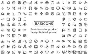 Basicons - Basic icons for product design & development