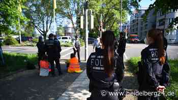 Heidelberg: Umwelt-Aktivisten von „Letzte Generation“ kleben sich an B37 fest - heidelberg24.de