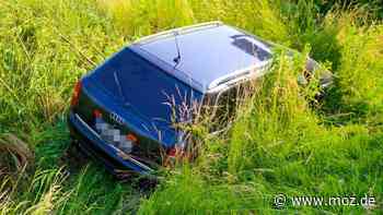 Betrunken am Steuer: Audi-Fahrer landet mit 3,48 Promille in Kremmen im Graben - Märkische Onlinezeitung