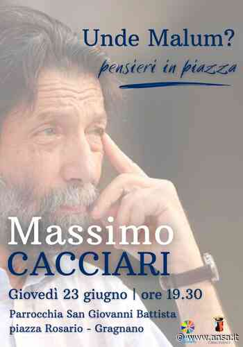 'Unde Malum?', a Gragnano pensieri in piazza con Cacciari - Agenzia ANSA