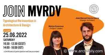 MVRDV TO LECTURE ON Typological Re-Invention in Architecture & Design - ArchDaily