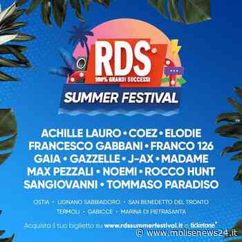 RDS Summer Festilval 2022 a Termoli: line up e biglietti - Molise News 24