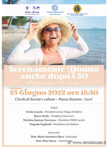 Locri, il 25 giugno il convegno Fidapa sul benessere della Donna dopo i 50 anni - Lente Locale