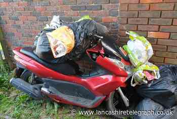 Stolen moped recovered despite 'poor attempts' to hide it