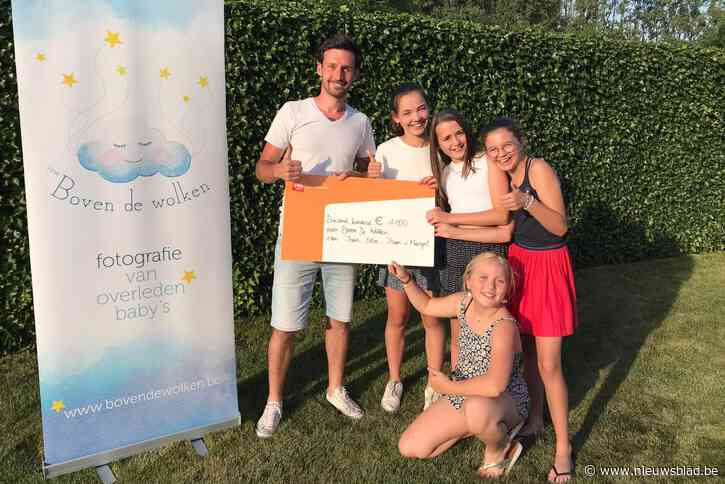 Vriendinnen zamelen 1.100 euro voor Boven de Wolken