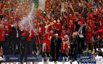 Olimpia Milano campione d'Italia, la festa al Forum di Assago per il 29° scudetto. FOTO - Sky Sport