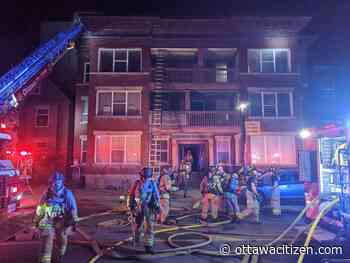 One person hurt in two-alarm fire on Elgin Street near Gladstone Avenue