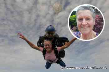 Oxfordshire grandma jumps out of PLANE to mark 80th birthday