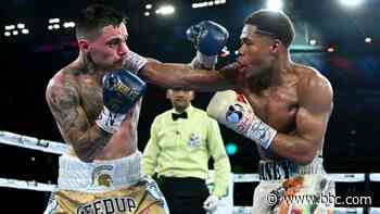 Devin Haney v George Kambosos: American wins to become first undisputed champ in 32 years - BBC