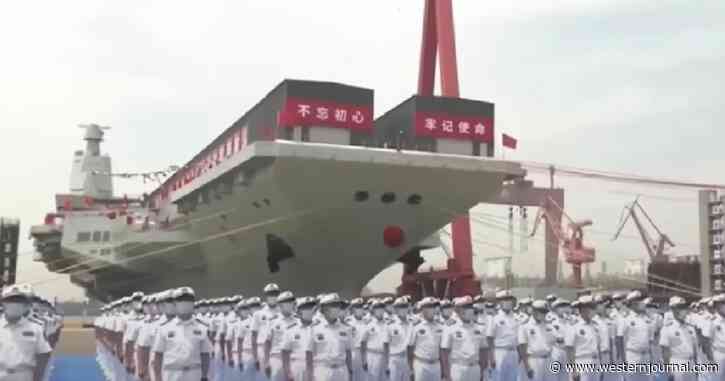 China Launches Third Aircraft Carrier but There's Something That Immediately Sets It Apart from Anything Else on the Seas