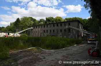 FW-DO: Feuer in einem leerstehenden Firmengebäude // Keine Verletzten
