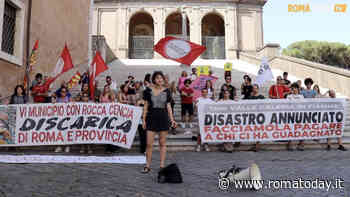 VIDEO | Incendio a Malagrotta, la protesta arriva sotto al Campidoglio