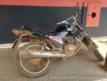 Motocicleta furtada em Pimenta Bueno é recuperada em Cacoal - Extra de Rondônia