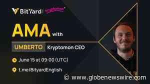 A man who is fond of games, Interview with Umberto, Founder of Kryptomon - GlobeNewswire