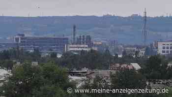 Kiew greift wohl erstmals russische Öl-Plattformen an - Russische Truppen dringen in Industriegebiet in Luhansk vor