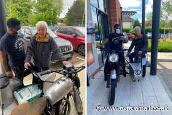 Oxford man remembers his youth after getting on vintage bike