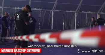 Marquee op Graspop Metal Meeting even ontruimd | Dessel | hln.be - Het Laatste Nieuws