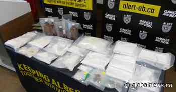 Half a million in drugs, cash, vehicles seized in Edmonton, Wainwright organized crime investigation