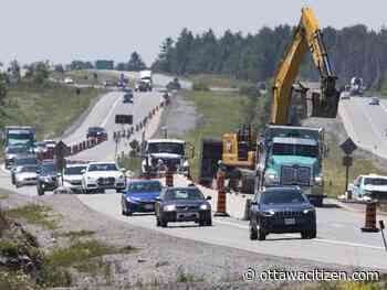Work begins on temporary fix for Highway 7's 'Cavanagh Bump'
