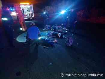 Fatal accidente en Zinacatepec deja un motociclista muerto y dos heridos - Municipios Puebla