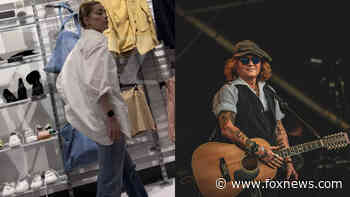Johnny Depp performs with Jeff Beck in Finland as Amber Heard is spotted shopping following defamation trial