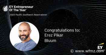 Bluum CEO Erez Pikar was named an Ernst & Young LLP "Entrepreneur Of The Year 2022 Pacific Southwest Award" winner Friday. - 69News WFMZ-TV